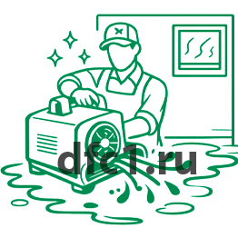 Сушка и уборка после потопа в Люберцах